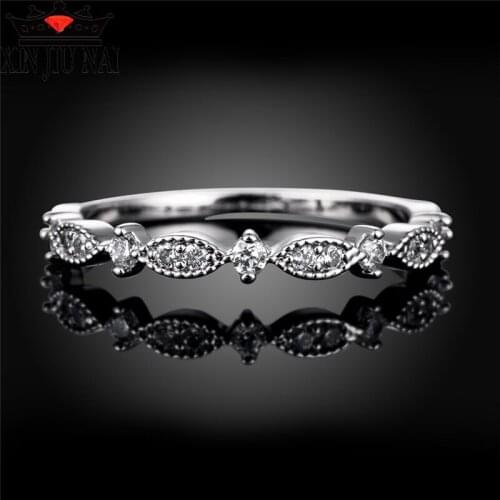 New fashion simple style horse eye unlimited zircon jewelry romantic eternal wedding ring birthday party gift