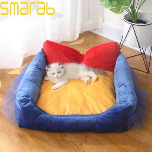 Removable Cat Bed House Kennel Puppy Bed Dog Sofa Pet Tent Dog Bed Warm Dog House Cushion Bed Cat House Pet Bed Pet Products