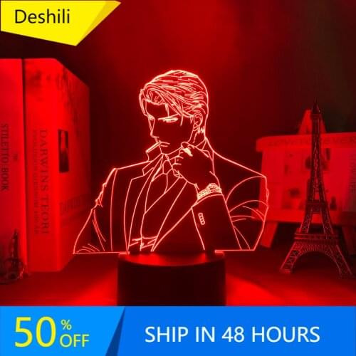 Anime Finder Series Led Night Light Ryuichi Asami For Bedroom Decor Gift Colorful Nightlight Manga 3d Lamp Ryuichi Asami