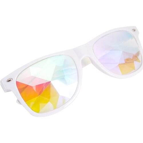 Sunglasses Goggles Steampunk Welding Punk Gothic Cosplay Kaleidoscope Cool Rainbow Prism Diffraction Crystal Lens Glasses