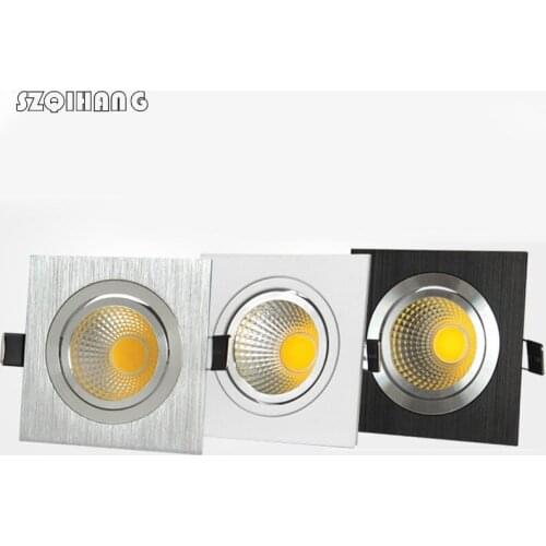 Super Bright Dimmable Led downlight light COB Ceiling Spot Light 7w 9w 12w ceiling recessed Lights Indoor Lighting