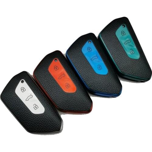 3 Button Smart Key Shield TPU Car Remote Key Case Cover For VW Volkswagen Golf 8 MK8 2020 Skoda Octavia Car Accessories