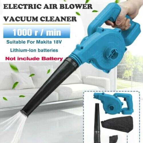 21V Cordless Electric Air Blower Handheld Lithium Battery High Power Wireless Blower Changable Home Dust Collector Cleaner