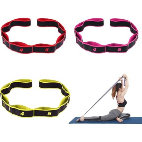 Yoga Pull Strap Fitness Resistance Bands Belt Latex Elastic Stretching Training Bands Home Gym Tension Sports Fitness Tool