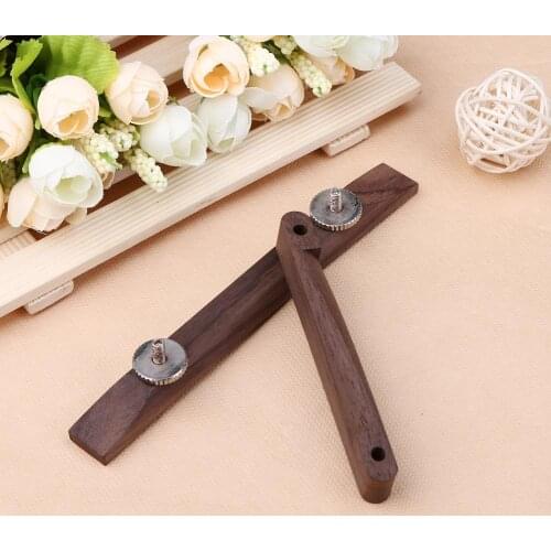 1pc 6 String Archtop Jazz Guitar Adjustable Floating Rosewood Metal Bridge Parts Brown Guitar Acoustic StringParts & Accessories