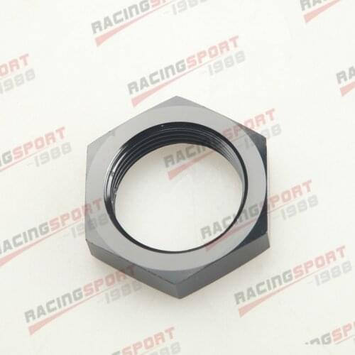 AN16 16AN AN-16 AN Aluminum Nut Bulkhead Fitting Adapter Black/Blue