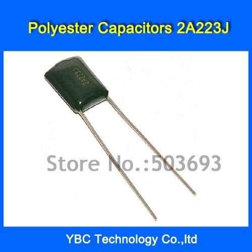 Free Shipping 500pcs/lot Polyester Film Capacitor 2A223J 100V 22NF 0.022UF