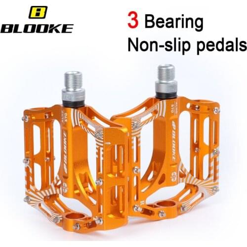 BLOOKE ALNC-570 3 Palin Sealed Bearing MTB Bicycle Pedal Hollow Non-slip Anti-rust Bicycle Pedal