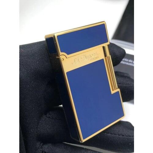 Original Metal Butane Gas Inflate Lighter Pure Copper Steel Bright Sound Dupont Cigarette Smoking Business Gift New Fashion140g