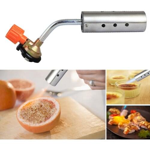 Butane Burner Welding Gas Torch Flame Gun Brazing Flamethrower Outdoor Camping BBQ Portable Soldering Heat Gun Welding Equipment