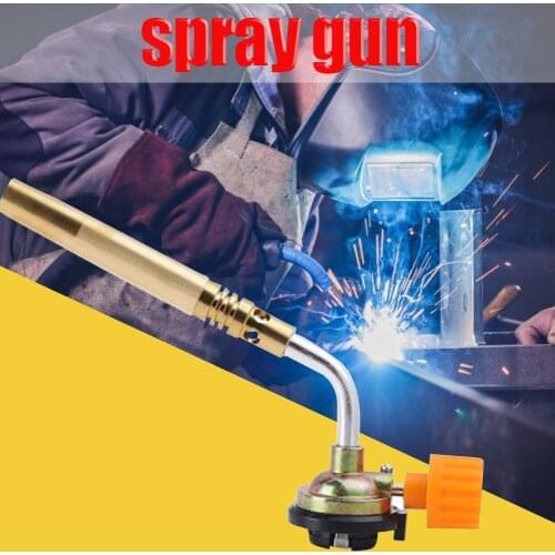 Butane Gas Torch Flame Gun Brazing Flamethrower Outdoor Camping Picnic BBQ Portable Soldering Heat Gun Welding Equipment
