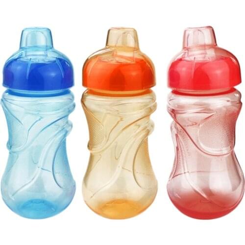Bobora 280ML Kids Water Cup Creative Baby Feeding Cups With Straws Leakproof Water Bottles Outdoor Childrens Cups