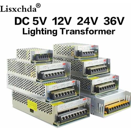 Driver for Power LED AC110V-240V to DC 5V 12V 24V 1A-60A strip Power Supply Adapter Transformer Driver for LED Strip light /CCTV