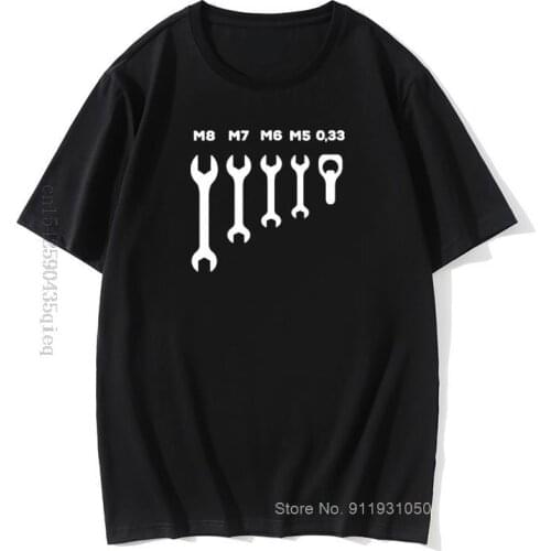 Wrench Jaw Spanner Beer Car Mechanic T-Shirt 3d Printed T Shirt Men Summer Casual Tops Tees Funny Tshirt Graphic