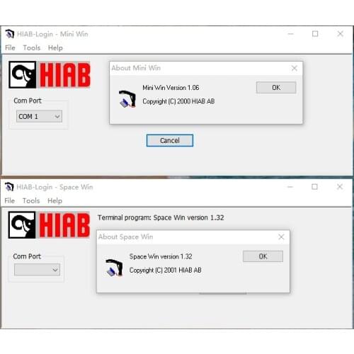 HIAB Cranes Mini Win and Space Win Diagnostic
