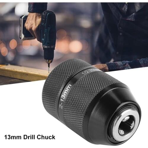 13mm Metal Drill Chuck 1/2-20UNF Mount Self Locking Keyless Drill Chuck