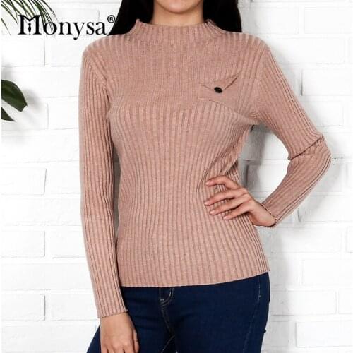 Женские вязаные пуловеры Monysa China At AliExpress