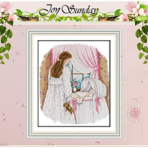 Mothers Love Patterns Counted Cross Stitch 11CT 14CT Cross Stitch Set Wholesale DIY Cross-stitch Kit Embroidery Needlework