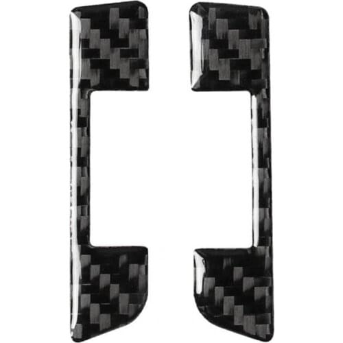 2Pcs Left and Right Air Outlet Stickers Luxury Anti-scratch Carbon Fiber 5D Texture Side Air Condition Sticker for Lexus NX 200