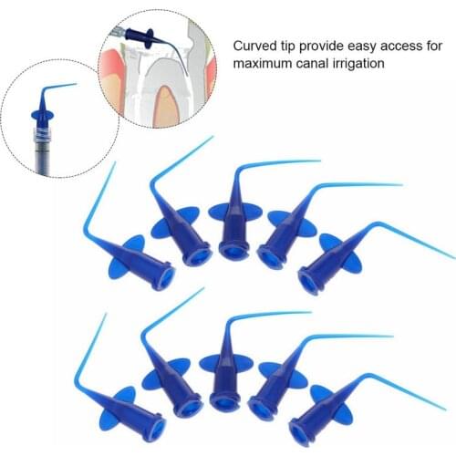10pcs Disposable Rinse Tips for Irrigation Syringe Teeth Whitening Flexible Composite Resin Rinse Tip Endo Dental Tool