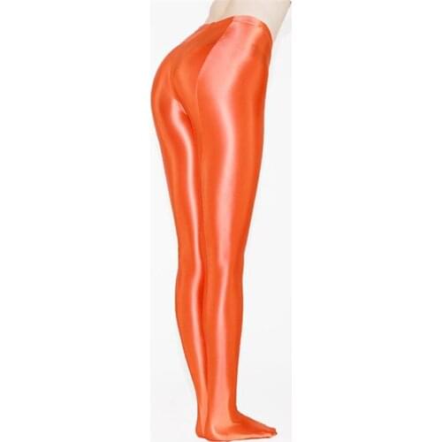 XCKNY 2020 Plus Size Satin GLOSSY OPAQUE Pantyhose Shiny Wet look Tights Sexy Stockings Japanese Slim High Waist Thights Women