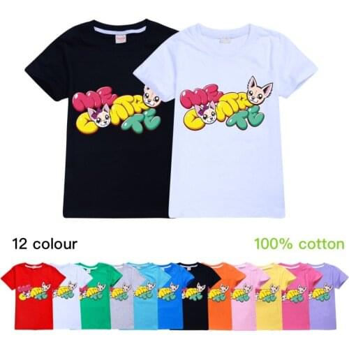 New Fashion Cotton Me Contro Te Baby Boys T-Shirts Children Kids Cartoon Print Short Sleeve T Shirts Girls Tops Clothing Tees