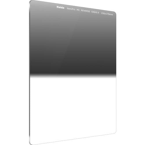 Optical Glass 150x170mm Nanopro version Reverse Graduated Neutral Density 0.6 0.9 1.2, ND 4 8 16 Rectangle Insert GND Filter