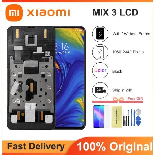 6.39" Original lcd For Xiaomi Mix3 LCD display touch screen Digitizer Assembly Replacement Part for Xiaomi Mi Mix 3 LCD