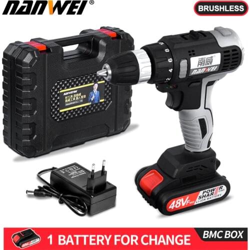 Brushless 21V Electric Screwdriver Mini Cordless DrilDriver Tools Rechargeable Lithium-Ion Battery Screwdrive