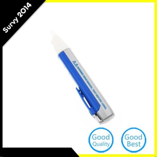Blue AC Electric Voltage Power Detector Tester Non-Contact Pen 90~1000V