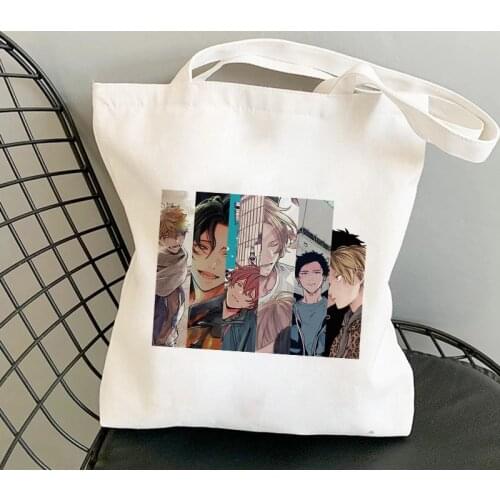 Given Anime Tote Bag Yaoi Bl Given Yaoi Shopper Bag Shopping Unisex Fashion Travel Canvas Bag HandBag Eco Shoulder Bag Beach Bag
