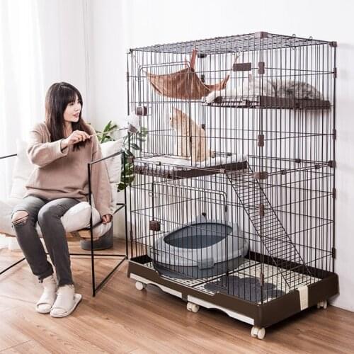 Super Large free space cat cage Villa house rabbit guinea pig cat dog for small pets