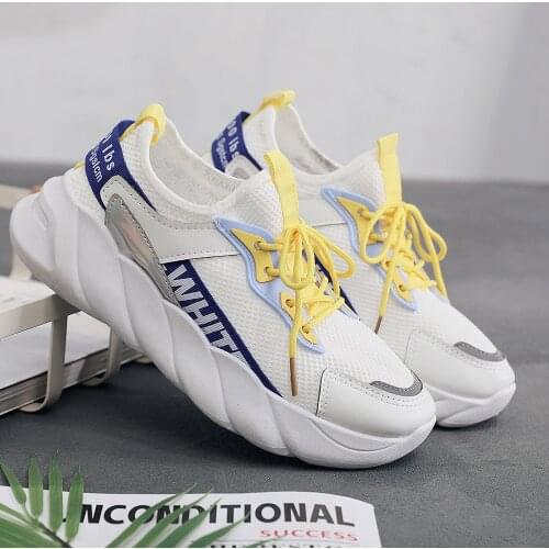 Womens shoes summer breathable 2021 new trendy shoes flying woven casual shoes fashion trendy shoes thin sports ladies coconut