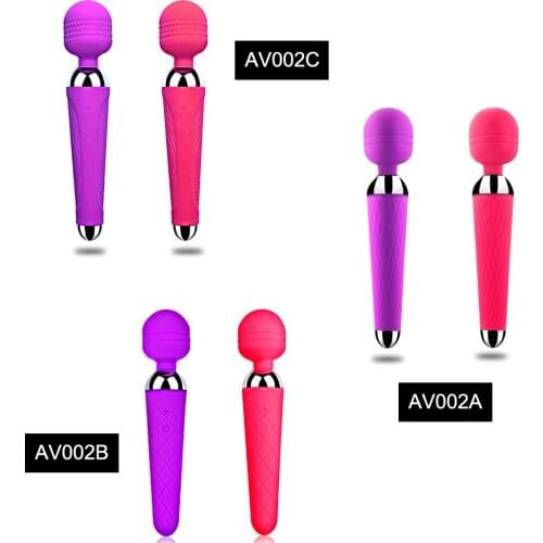 Av Magic Wand Vibrator Powerful Support Charge For Women Oral Clit Vibrators Anal Massager Adult Sex Toys Safe Silicone Products