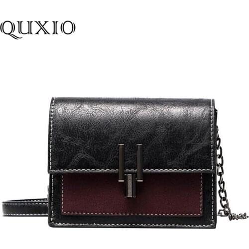 Women Vintage Casual Bags PU Leather Small Flap Chain Bag Ladies Shoulder Messenger Crossbody Mini Bags Purses and Handbags TL02
