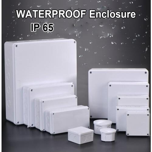 Waterproof Plastic Enclosure Box Electronic ip67 Project Instrument Case Electrical Project Box ABS Outdoor Junction Box Housing