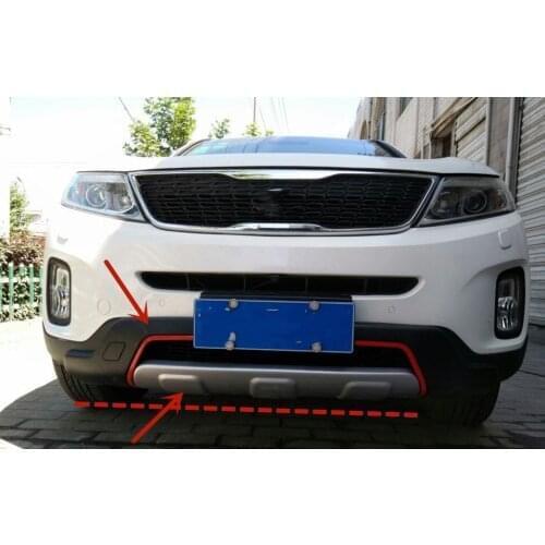 For Kia Sorento 2013-2017 High-quality ABS Engineering Plastics Front and rear bumpers Scratch protection Car styling