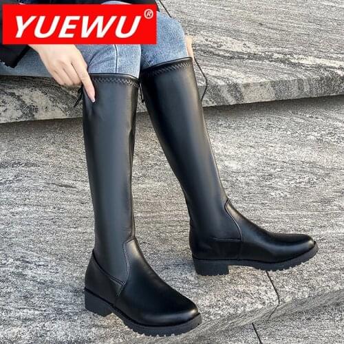 Женские высокие ботинки YUEWU China At AliExpress