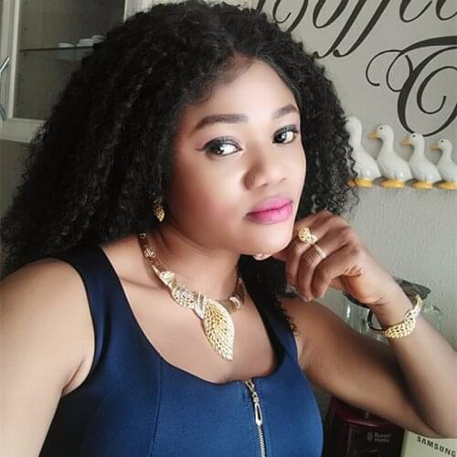 Fani 2019 statement Brand jewelry set Nigerian Wedding woman accessories jewelry set Brand Dubai Gold Jewelry Sets Wholesale