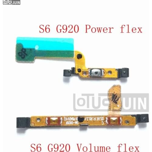 1PCS For Samsung Galaxy S6 G920 Power Volume Button Switch Connector Flex Cable