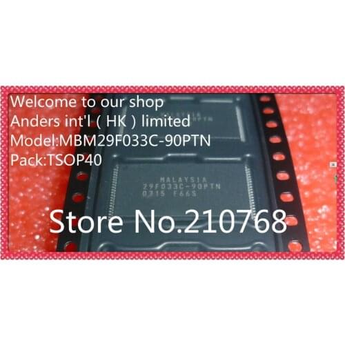10pcs/lot MBM29F033C-90PTN 29F033C-90PTN MBM29F033C 29F033 TSOP40