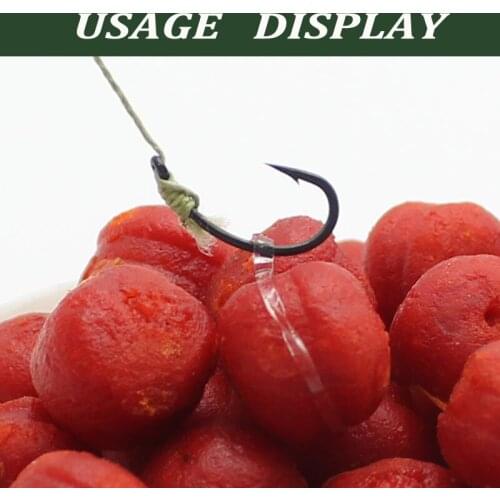 120Pcs Carp Fishing Boilies Stop Bands Elastic Baitband Pellet Bait Band Bander For Carp Rig Feeder Fishing Tackle Accessories