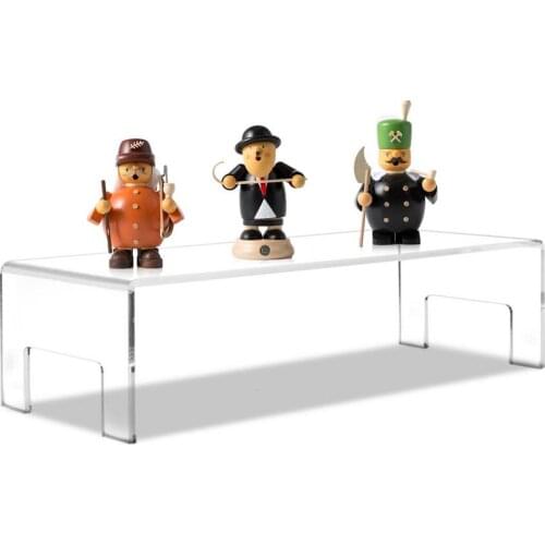 2PCS Collectibles Display Stand Cartoon Character Shelf Transparent Acrylic Collection Display Rack For Crafts Model Doll Toy