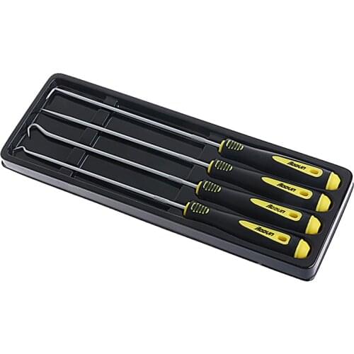 4Pcs Full Hook Angle Hook 240mm Chrome Alloy Steel Removal O-Ring Seal Tools