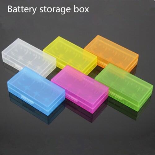 4 pcs. / Lot New Hard Plastic Battery Storage Protective Box Case Holder For 18650 18350 CR123A 18500 Battery Free shipping