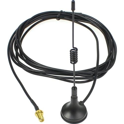 400Mhz 3Db High Gain Antenna 12cm Walkie Talkie Mini Sucher Antenna with Extension Cable SMA Connector
