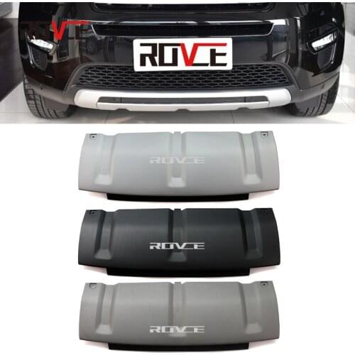 ROVCE Car Front Bumper Board Skid Plate Protector Guard For Land Rover Discovery Sport 2015-2019 L550 LR061241 LR061242 LR061243