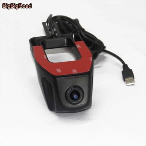 BigBigRoad Front Camera 2.0 USB DVR for Android 4.1 or higher version Car DVD player Radio GPS Navigation Built In App