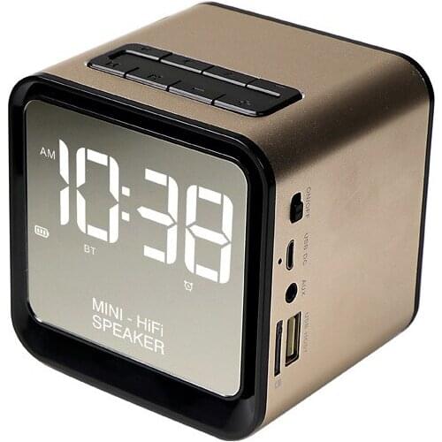 Bluetooth Alarm Speaker Explosion Electronic Products Spot Bluetooth Speaker Illuminated Logo