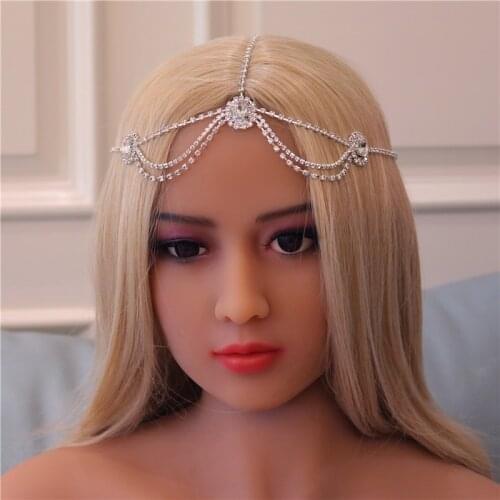 Bohemian Ethnic Fashion Headpiece Headband Tassel Water Drop Handmade Head Chain Forehead Hair Band India Jewelry Gift